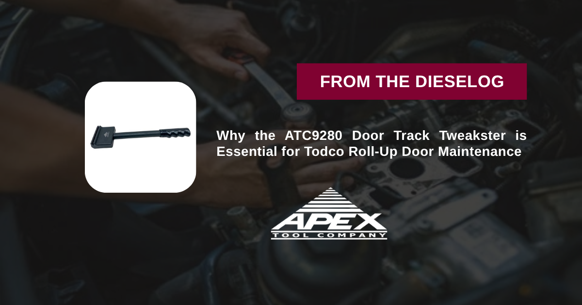ATC9280 1 Inch Door Track Tweakster for Todco Trailer Tracks Tool Assembly View